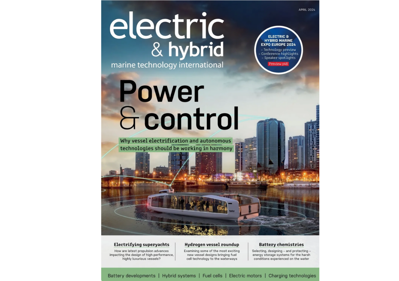 AMPROS Article Featured in April 2024 Edition of Electric & Hybrid Marine Technology International Magazine