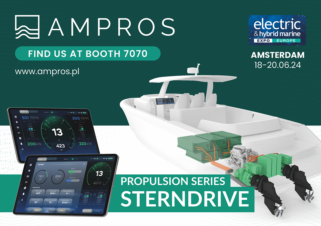 Ampros to Participate in Electric & Hybrid Marine Expo 2024 in Amsterdam